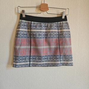 Forever 21 - Bohemian, Colorful A-Line Mini Skirt
